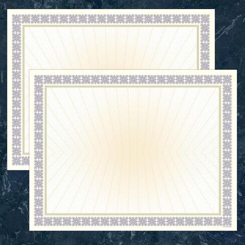 أوراق عظيمة! شهادة Westminster Purple Metallic Gold Foil، للجوائز والإنجازات والتقدير، سهلة الطباعة مقاس 8.5 بوصة × 11 بوصة، 15 ورقة (963023) in Saudi Arabia