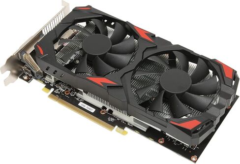 بطاقة رسومات الألعاب Sanpyl RX 580، بطاقة رسومات ألعاب الفيديو 8 جيجابايت GDDR5 256 بت، PCI Express 3.0x16، بطاقات فيديو للكمبيوتر GPU مع مروحة تبريد مزدوجة المروحة، 3 منافذ عرض، DVI in Saudi Arabia