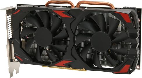 بطاقة رسومات الألعاب Sanpyl RX 580، بطاقة رسومات ألعاب الفيديو 8 جيجابايت GDDR5 256 بت، PCI Express 3.0x16، بطاقات فيديو للكمبيوتر GPU مع مروحة تبريد مزدوجة المروحة، 3 منافذ عرض، DVI in Saudi Arabia