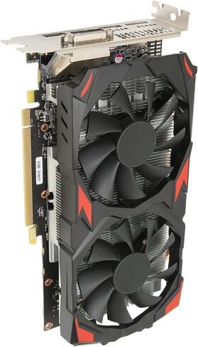 بطاقة رسومات الألعاب Sanpyl RX 580، بطاقة رسومات ألعاب الفيديو 8 جيجابايت GDDR5 256 بت، PCI Express 3.0x16، بطاقات فيديو للكمبيوتر GPU مع مروحة تبريد مزدوجة المروحة، 3 منافذ عرض، DVI in Saudi Arabia