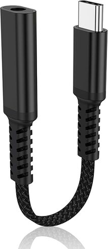 كابل سماعة رأس USB C إلى 3.5 مم، محول دونجل صوت Aux من النوع C ذكر إلى 3.5 مم أنثى، للأجهزة ذات واجهة النوع C (B) in Kuwait