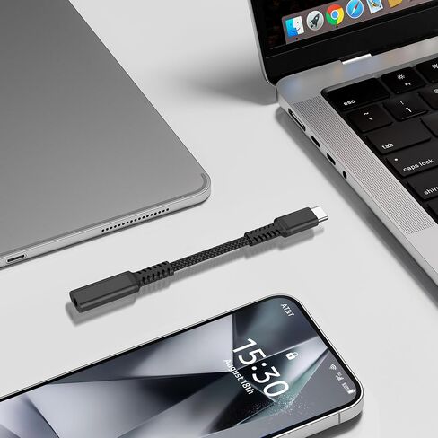 كابل سماعة رأس USB C إلى 3.5 مم، محول دونجل صوت Aux من النوع C ذكر إلى 3.5 مم أنثى، للأجهزة ذات واجهة النوع C (B) in Kuwait