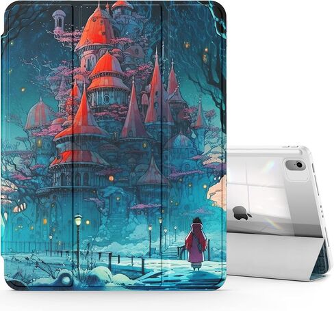 iPad Air 5th Gen Case 2022 / iPad Air 4th Gen Case 2020 10.9/11 Inch-Ai case-Unisex TPU Hard Shell Tablet Case with Tri-Fold Design and Anti-Fingerprint Feature Ultra-Thin Design. in Kuwait