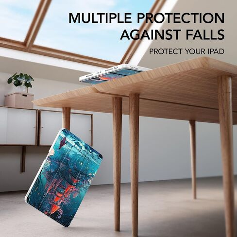 iPad Air 5th Gen Case 2022 / iPad Air 4th Gen Case 2020 10.9/11 Inch-Ai case-Unisex TPU Hard Shell Tablet Case with Tri-Fold Design and Anti-Fingerprint Feature Ultra-Thin Design. in Kuwait