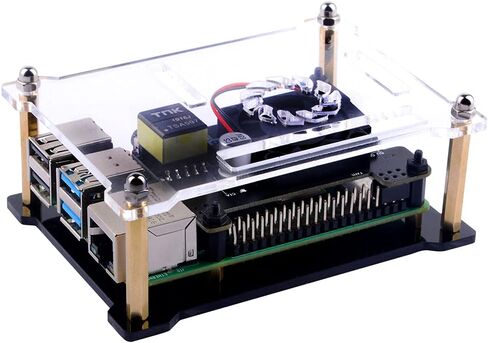 حافظة قبعة GeeekPi PoE لـ Raspberry Pi 4B وPoE HAT in Saudi Arabia