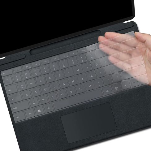 غطاء لوحة المفاتيح لجهاز Microsoft Surface Pro 10 13 بوصة 2024 وSurface Pro 9/8 13 بوصة i5 i7 (2022-2021) وSurface Pro X 13 بوصة (2020-2019) ملحقات حماية لوحة مفاتيح الكمبيوتر المحمول مقاس 13 بوصة - TPU in Saudi Arabia