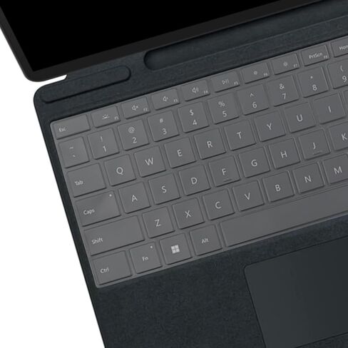 غطاء لوحة المفاتيح لجهاز Microsoft Surface Pro 10 13 بوصة 2024 وSurface Pro 9/8 13 بوصة i5 i7 (2022-2021) وSurface Pro X 13 بوصة (2020-2019) ملحقات حماية لوحة مفاتيح الكمبيوتر المحمول مقاس 13 بوصة - TPU in Saudi Arabia