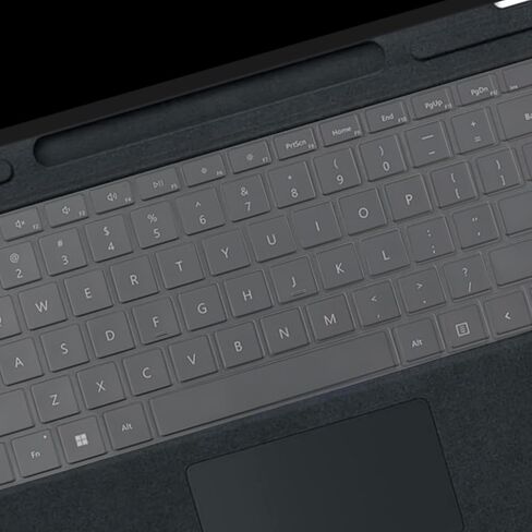 غطاء لوحة المفاتيح لجهاز Microsoft Surface Pro 10 13 بوصة 2024 وSurface Pro 9/8 13 بوصة i5 i7 (2022-2021) وSurface Pro X 13 بوصة (2020-2019) ملحقات حماية لوحة مفاتيح الكمبيوتر المحمول مقاس 13 بوصة - TPU in Saudi Arabia