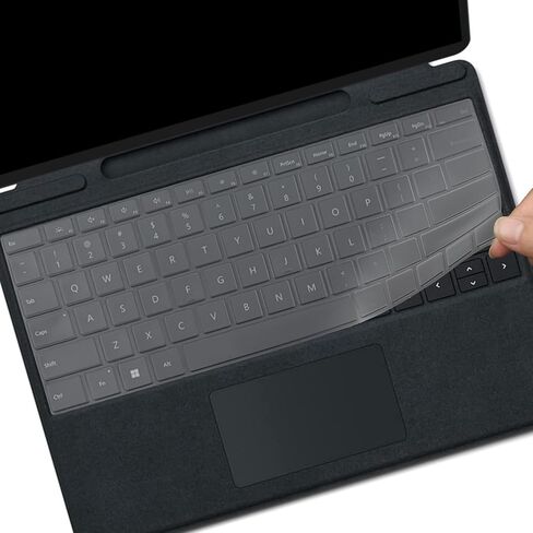 غطاء لوحة المفاتيح لجهاز Microsoft Surface Pro 10 13 بوصة 2024 وSurface Pro 9/8 13 بوصة i5 i7 (2022-2021) وSurface Pro X 13 بوصة (2020-2019) ملحقات حماية لوحة مفاتيح الكمبيوتر المحمول مقاس 13 بوصة - TPU in Saudi Arabia