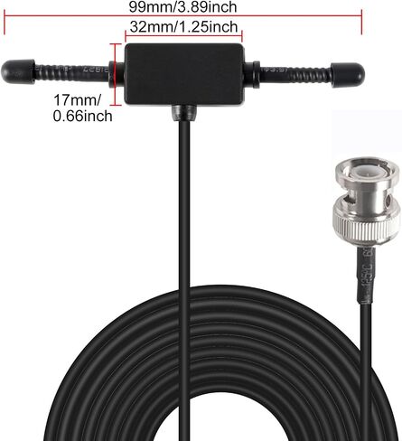 Police Radio Scanner Antenna Car Truck Adhesive Mount Ham Radio Mobile Scanner Antenna VHF UHF 20-1300MHz BNC Male Antenna in Saudi Arabia