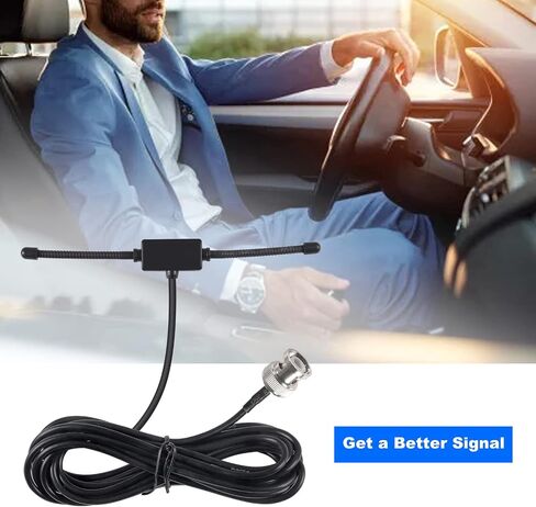 Police Radio Scanner Antenna Car Truck Adhesive Mount Ham Radio Mobile Scanner Antenna VHF UHF 20-1300MHz BNC Male Antenna in Saudi Arabia