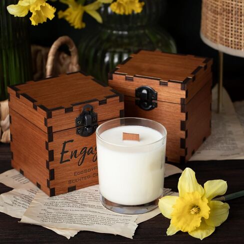 أفضل شمعة معطرة للأم على الإطلاق مع صندوق خشبي، هدايا عيد الأم لعيد ميلاد الأم، هدايا عيد ميلاد من الابنة، شموع مزخرفة للنساء، شمعة لهدايا الأم، هدايا عيد ميلاد للأم، شموع لطيفة in Saudi Arabia