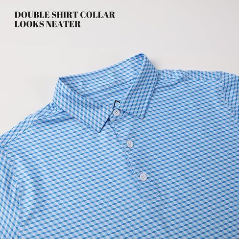 DEOLAX Mens Polo Shirts Fashion Print Mens Golf Shirt Dry Fit Mens Golf Polo Short Sleeve Quick Dry Funny Golf Shirt for Men in Saudi Arabia