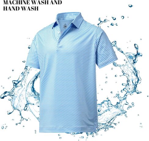 DEOLAX Mens Polo Shirts Fashion Print Mens Golf Shirt Dry Fit Mens Golf Polo Short Sleeve Quick Dry Funny Golf Shirt for Men in Saudi Arabia