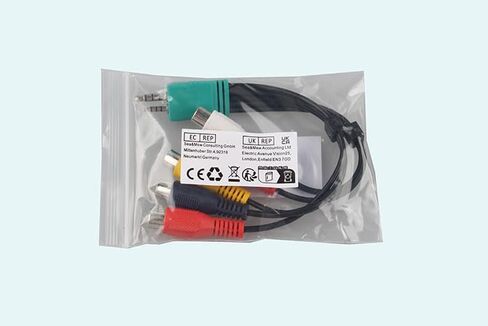 بديل لمحول مكونات التلفزيون، 0.2 متر 3.5 ملم ذكر 2.5 ملم ذكر إلى 5 RCA أنثى التوصيل كابل محول الصوت والفيديو AV لتلفزيون LED LCD in Kuwait