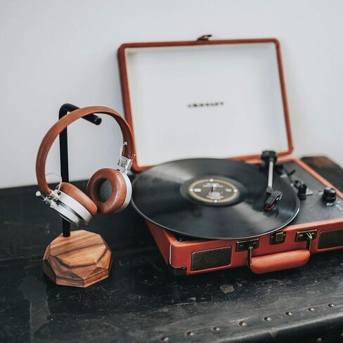 Oakywood Geometric Solid Wood Headphone Stand Gaming Headsets Holder Hanger (Oak) in Saudi Arabia