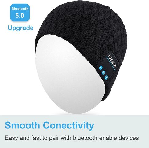 Bluetooth Beanie Hat Wireless Headphones Hands Free Stocking Stuffers in Kuwait