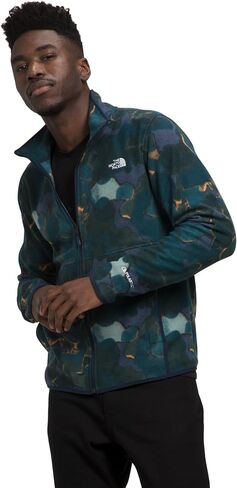 THE NORTH FACE Men's Alpine Polartec 100 Jacket, Shady Blue/TNF Black, Medium in Saudi Arabia