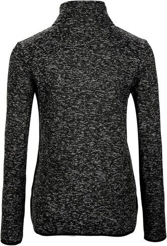 سترة Dolcevida النسائية من الصوف بسحاب سترة خفيفة (أزرق منقط، M) in Kuwait