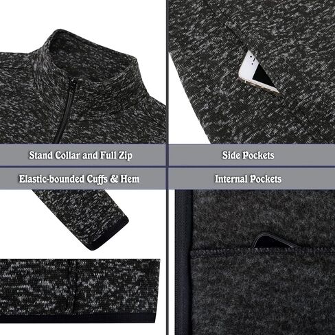 سترة Dolcevida النسائية من الصوف بسحاب سترة خفيفة (أزرق منقط، M) in Kuwait