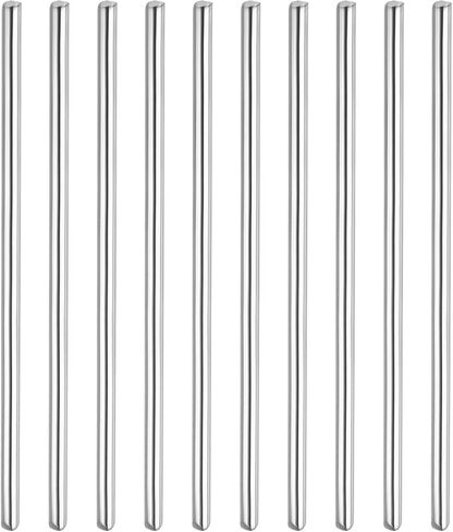 304 Stainless Steel Solid Round Rod, [for Drift Punches Various Shaft DIY Craft Model Plane Model Ship Model Cars] - 2mmx75mm / Silver Tone / 20 Pcs in Saudi Arabia