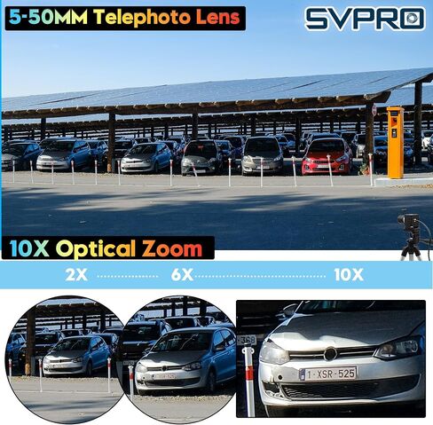 SVPRO 5-50mm Zoom Lens USB Camera 5MP 30fps High Definition Webcam Manual Focus Computer Camera 10X Optical Zoom Industrial Lightburn Camera IMX335 UVC Telescope USB Security Video Camera in Kuwait