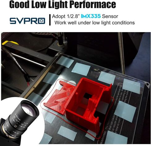 SVPRO 5-50mm Zoom Lens USB Camera 5MP 30fps High Definition Webcam Manual Focus Computer Camera 10X Optical Zoom Industrial Lightburn Camera IMX335 UVC Telescope USB Security Video Camera in Kuwait