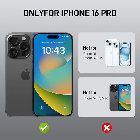 حافظة RAPRIC لهاتف iPhone 16 Pro Max متوافقة مع MagSafe، حافظة غير قابلة للانزلاق وفائقة النحافة لهاتف iPhone 16 Pro Max مع ملمس بدون حافظة، حافظة هندسية فنية، حافظة منسوجة من ألياف الأراميد مضادة للخدش، 6.9 بوصة in Saudi Arabia