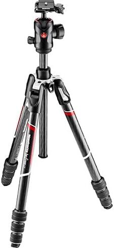 حامل ثلاثي القوائم للسفر من Manfrotto Befree GT XPRO من ألياف الكربون مع رأس كروي مركزي 496 مع لوحة ألومنيوم ZAYKiR in Saudi Arabia