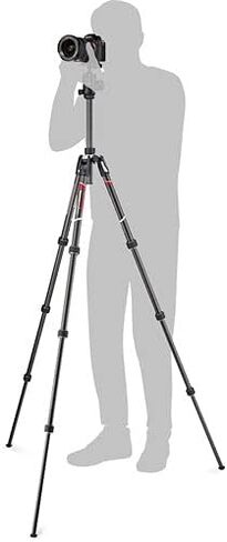 حامل ثلاثي القوائم للسفر من Manfrotto Befree GT XPRO من ألياف الكربون مع رأس كروي مركزي 496 مع لوحة ألومنيوم ZAYKiR in Saudi Arabia