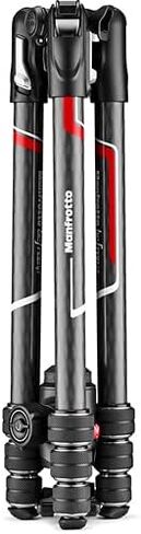 حامل ثلاثي القوائم للسفر من Manfrotto Befree GT XPRO من ألياف الكربون مع رأس كروي مركزي 496 مع لوحة ألومنيوم ZAYKiR in Saudi Arabia