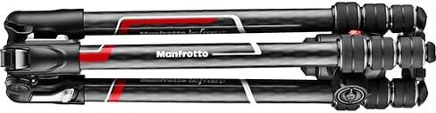 حامل ثلاثي القوائم للسفر من Manfrotto Befree GT XPRO من ألياف الكربون مع رأس كروي مركزي 496 مع لوحة ألومنيوم ZAYKiR in Saudi Arabia