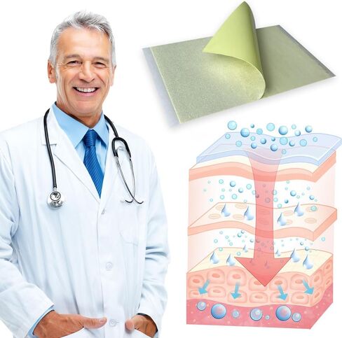 رقع النمر مزدوجة الجوانب للظهر والرقبة والأكتاف وعضلات الجسم والجص العشبي مناسب للرجال والنساء وكبار السن (26) in Kuwait