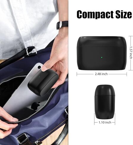 حافظة شحن لـ Jabra Elite 85t، حافظة شحن بديلة متوافقة مع شاحن سماعات Jabra Elite 85t تدعم اقتران البلوتوث، شحن سلكي ولاسلكي (غير متضمنة سماعات الأذن) in Kuwait