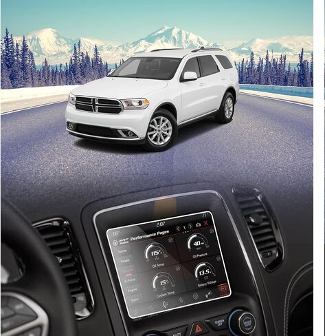 for 2014-2023 2024 Dodge Durango 8.4 Inch Tempered Glass Screen Protector 9H Hardness Anti-Fingerprint Anti-Scratch and Anti-Glare Accessories LCD Touchscreen in Saudi Arabia