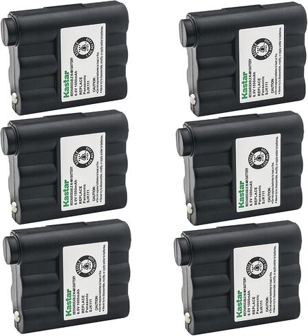 Kastar 5-Pack Two-Way Radio Battery Ni-MH 6V 1000mAh Replacement for Midland GXT775, GXT781, GXT785, GXT789, GXT795, GXT797, GXT799 GXT-800, GX-T808, GXT-850, GXT-860, GXT-881, GXT-895, GXT800 in Kuwait