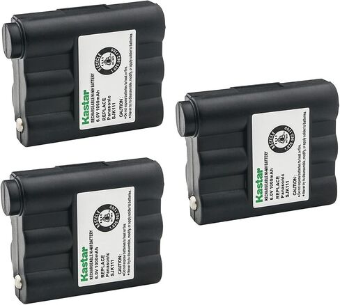 Kastar 5-Pack Two-Way Radio Battery Ni-MH 6V 1000mAh Replacement for Midland GXT775, GXT781, GXT785, GXT789, GXT795, GXT797, GXT799 GXT-800, GX-T808, GXT-850, GXT-860, GXT-881, GXT-895, GXT800 in Kuwait