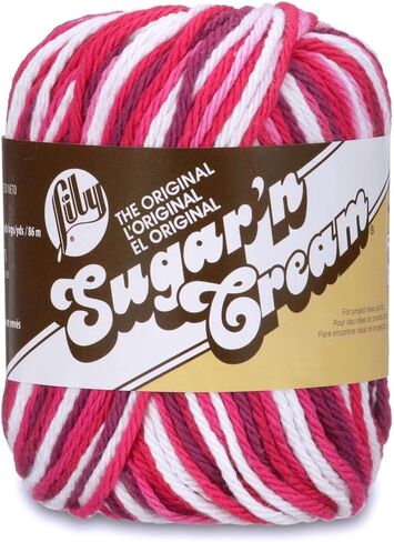 خيوط Lily Sugar 'n Cream - قطن 100% - تشكيلة (توت) in Saudi Arabia