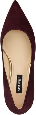 Nine West Women's Arlene Pump, Burgundy Suede 603, 7.5 in Saudi Arabia