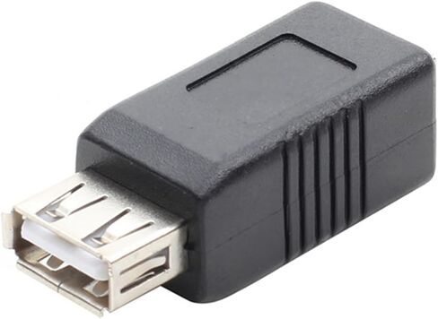 USB 2.0 Printer Connector, USB Type A Female to USB Type B Female Adapter Connector Converter for Laptop Computer Hard Drive Printer Camera in Saudi Arabia