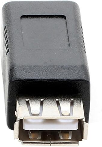 USB 2.0 Printer Connector, USB Type A Female to USB Type B Female Adapter Connector Converter for Laptop Computer Hard Drive Printer Camera in Saudi Arabia