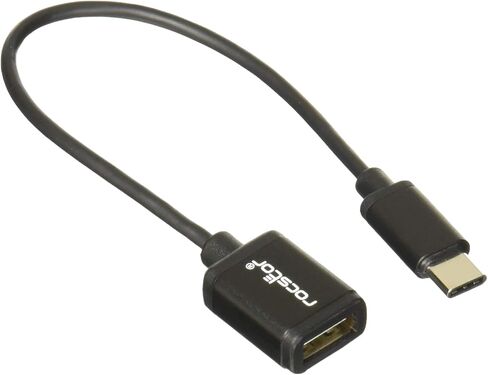 محول Rocstor Premium 6 بوصات USB-C إلى Usb-A M/F - USB 2.0 - محول USB من النوع C إلى A - لاستخدام أجهزة USB C مثل Macbook Pro وMacBook وChromebook وأجهزة USB-C الأخرى. in Kuwait