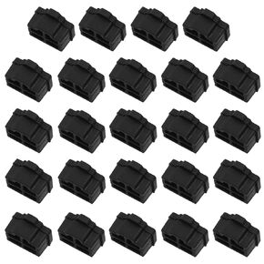 24 PCS RJ45 Dust Covers - Silicone Ethernet Hub Port RJ45 Plugs Protector Stopper Caps - Port Protector for Hub, TV, Computer - Clear