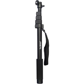 RetiCAM® Selfie Stick Monopod with Ball Head - 16" to 55" Adjustable Self Portrait Pole for Cameras and Tripod Mounts for GoPro Cameras and Smartphones - MP55, Aluminum, Black