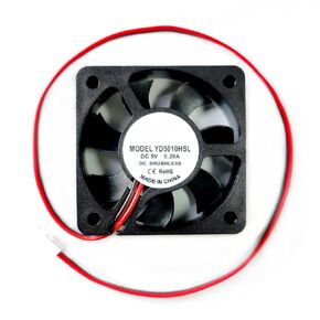 Cooling Case PC Fan for 50mm x 50mm x 10mm DC 5V 0.2A 5010 Brushless 2-Pin XH2.54 5000RPM