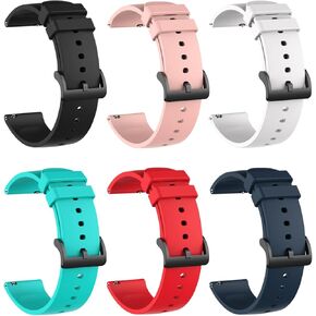 RuenTech Bands Compatible with JeeJTek TGW008/zakotu Y66/Kuizil T70/uaue T60 Smart Watch Bands, Replacement Silicone Straps Waterproof Wristbands for Smart Watch Band Women&men