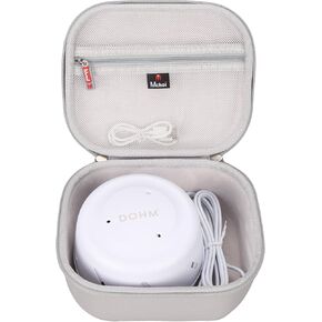 Mchoi Hard Case Suitable for Yogasleep Dohm Uno White Noise Sound Machine, Waterproof Shockproof White Noise Sound Machine Protective Case, Case Only, Grey