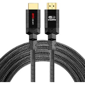 4K HDMI 2.0 Cable 6 ft. [5 Pack] by RitzGear. 18 Gbps Ultra High Speed Braided Nylon Cord & Gold Connectors - 4K@60Hz/UHD/3D/2160p/1080p/ARC & Ethernet. Compatible with UHD TV/Monitor/PC/PS5/Xbox