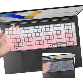 Keyboard Cover for 2025 2024 ASUS Vivobook 15 M5506 S5506 S5507 S5507QA, Vivobook 16 M5606 S5606 M1607KA X1607QA, Vivobook V16 V3607VU V3607VJ Keyboard Skin-Colorful