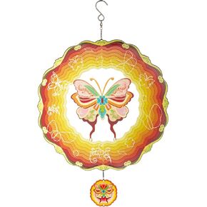 CLYB Stainless Steel Elks Hanging Spinner 12 Inch - Majestic Elegance in Motion Wind Spinner for Outdoor Indoor Garden Yard Lawn, Home Decor Gift Hanging Stainless Steel Spinners
